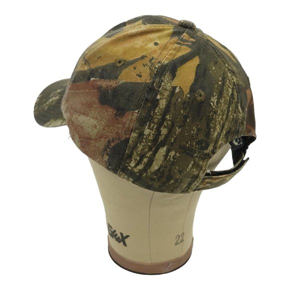 Yellawood Mossy Oak Camo Strapback Cap Trucker Baseball Hunter Hat Camouflage - Picture 10 of 12